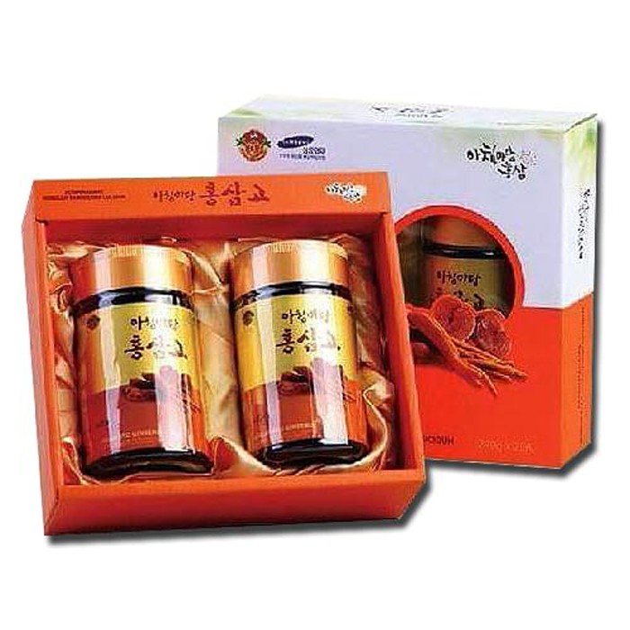 Cao linh chi nhân sâm Hàn Quốc Achimmadang Hộp 2 lọ 240g