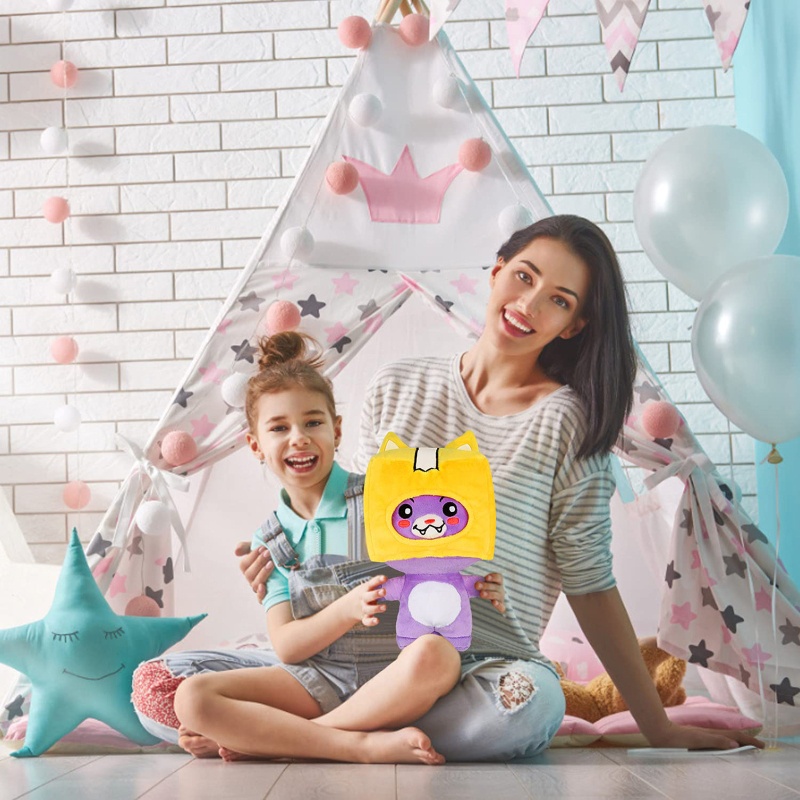 Thú Nhồi Bông Hình Mèo 9inch Không Biến Dạng Cho Bé Gái