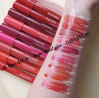 SON TINT NƯỚC HOA QUẢ 𝙄𝙉𝙉𝙄𝙎𝙁𝙍𝙀𝙀 𝙁𝙍𝙐𝙄𝙏𝙔 𝙎𝙌𝙐𝙀𝙀𝙕𝙀 𝙏𝙄𝙉𝙏