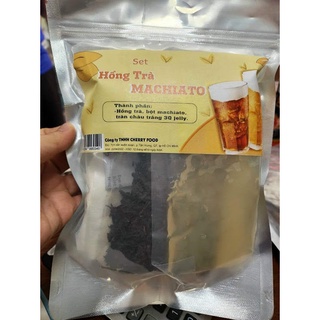 Set Nguyên Liệu Pha Sẵn Hồng Trà Sữa Thơm Ngon Chuẩn Vị, Pha Được 10 - 12 Ly, Đón Mùa Hè Tới