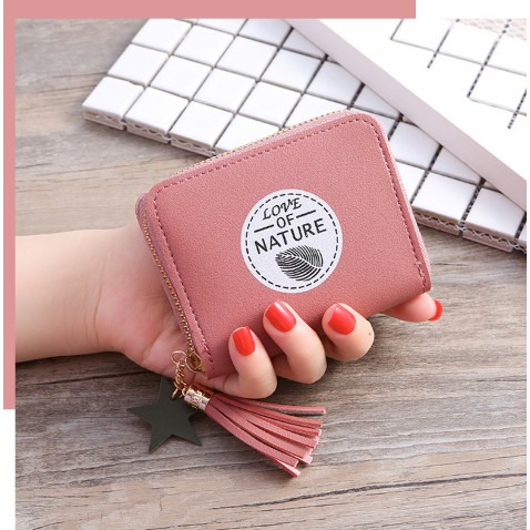 VÍ NỮ CẦM TAY HÀN QUỐC LOVE OF NATURAL CÁCH ĐIỆU TRẺ TRUNG | BigBuy360 - bigbuy360.vn