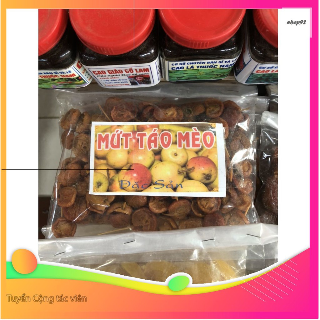 Mứt trái cây, Mứt táo mèo, mứt đào, mứt mận - hàng cao cấp, Đặc sản Sapa , túi 200gr