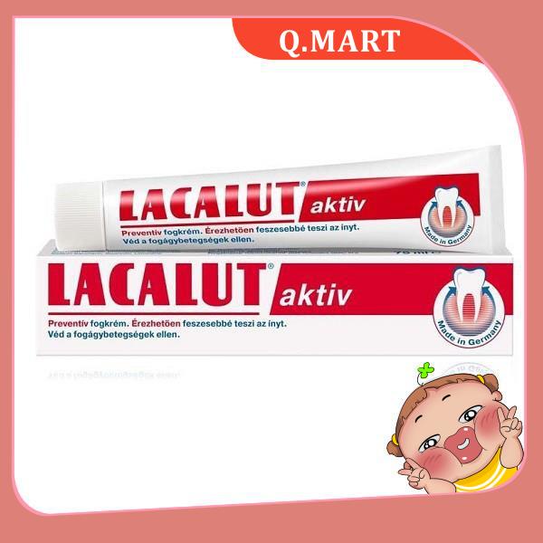 Kem đánh trắng răng Lacalut Aktiv 75ml