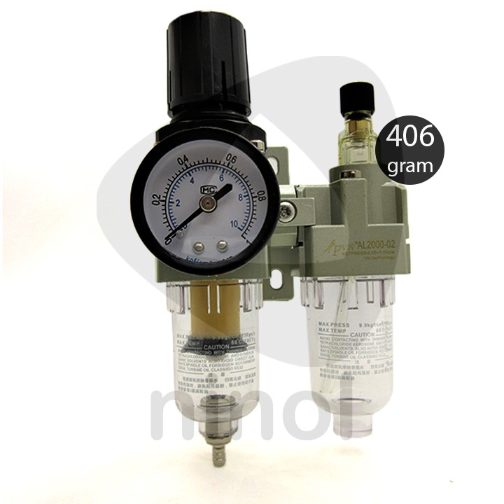 Bộ lọc đôi khí nén có van điều áp PVN AC
