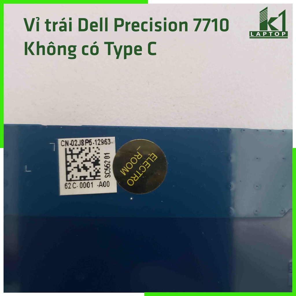 Vỉ trái Dell Precision 7710 Left-side IO Board with USB / Mini DP / HDMI