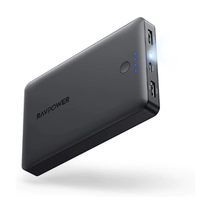 Pin dự phòng tích hợp đèn Flash 2 Cổng RAVPower RP-PB19 16750mAh