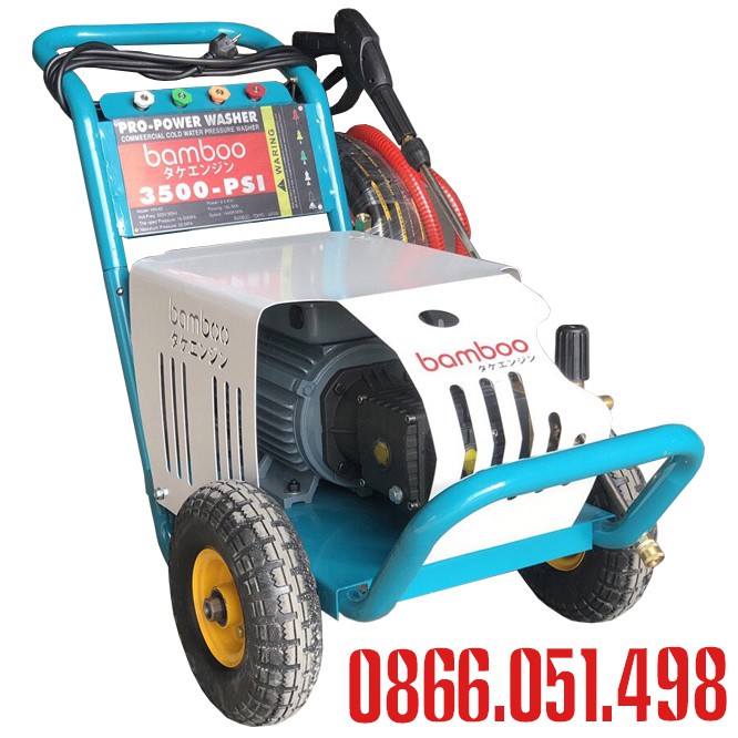 Máy Rửa Xe Cao Áp 4kw Bamboo 3500PSI (Piston Sứ)
