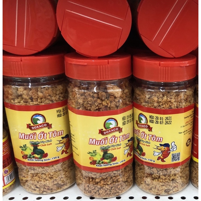 Muối ớt tôm số 1 Doxaco đặc sản Tây Ninh