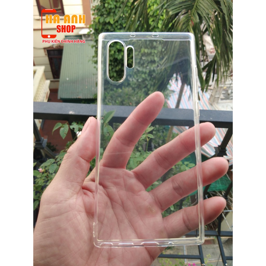 Ốp Samsung Note 10 Plus hãng Gor cao cấp trong suốt như pha lê, siêu dẻo, siêu mỏng, siêu nhẹ, siêu bền, không ố vàng
