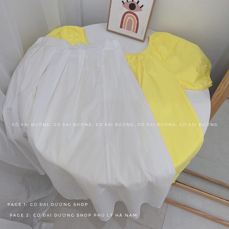 áo trễ vai hoa và trơn