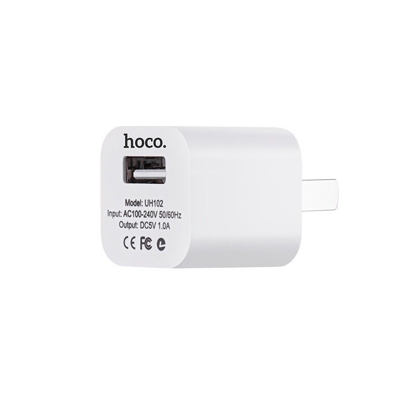 Sạc Nhanh - Củ sạc Hoco UH102 Hỗ trợ sạc nhanh Cho iPhone IPad Pin Sạc Dự Phòng  5V/1A