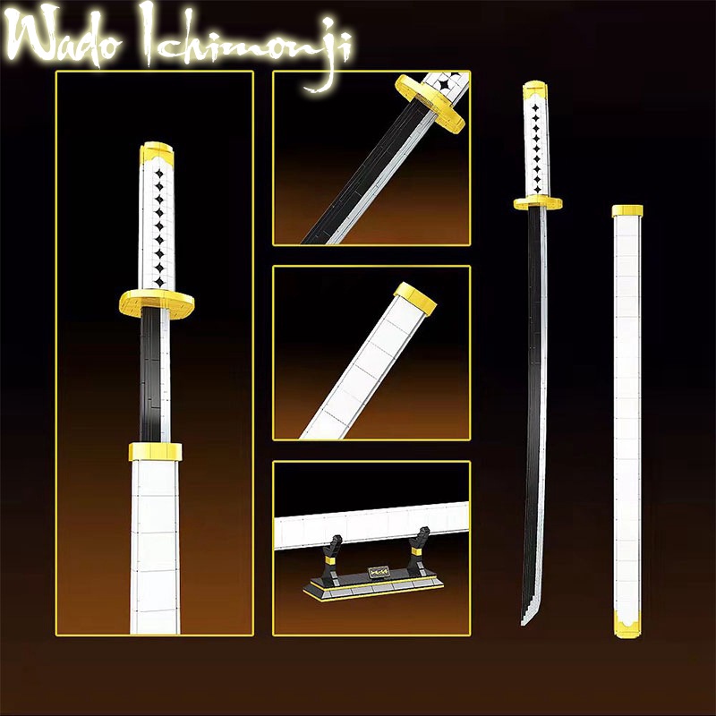 Đồ Chơi Lắp Ráp Mô Hình Thanh Kiếm Wado Ichimonji Của Zoro Trong One Piece No. 727 Với 781 PCS