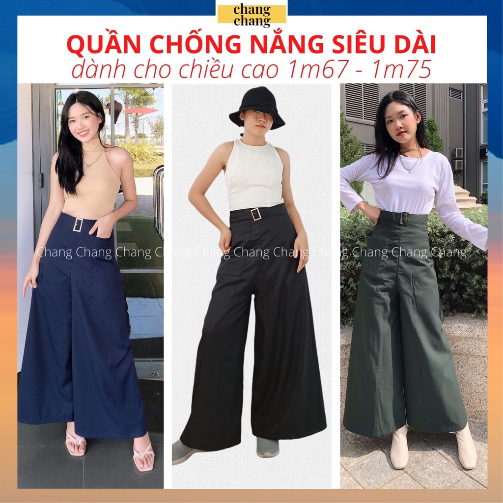 [Siêu Dài] Quần Chống Nắng Dài Cho Chị Em Từ 1m67 - 1m75, Váy Quần Chống Nắng Thời Trang Cao Cấp Vải Dày Mịn | Full Màu