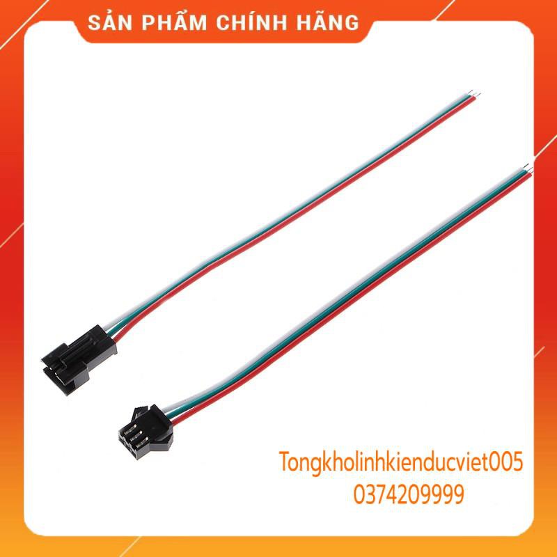 . Cáp Kết Nối 3 Chân JST SM Đực Cái