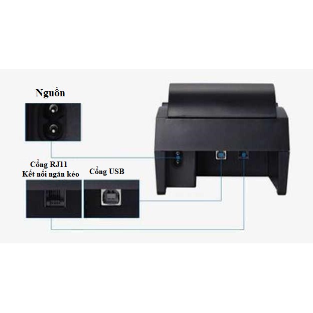 MÁY IN HÓA ĐƠN XPRINTER XP-58IIH - tặng 1 cuộn giấy in bill k57 | WebRaoVat - webraovat.net.vn