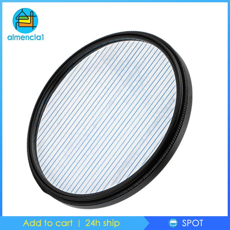 1Pc Streak Anamorphic w / Xoay cho Video 77mm Cầu Vồng Streak