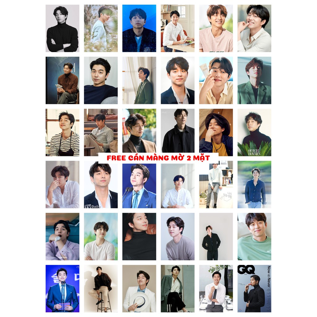 Lomo card 72 ảnh diễn viên Gong Yoo