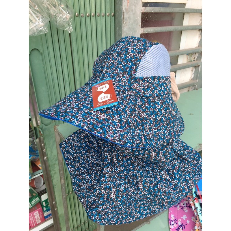 Mũ chống nắng kèm khẩu trang thông hơi loại đẹp Duy Ngọc