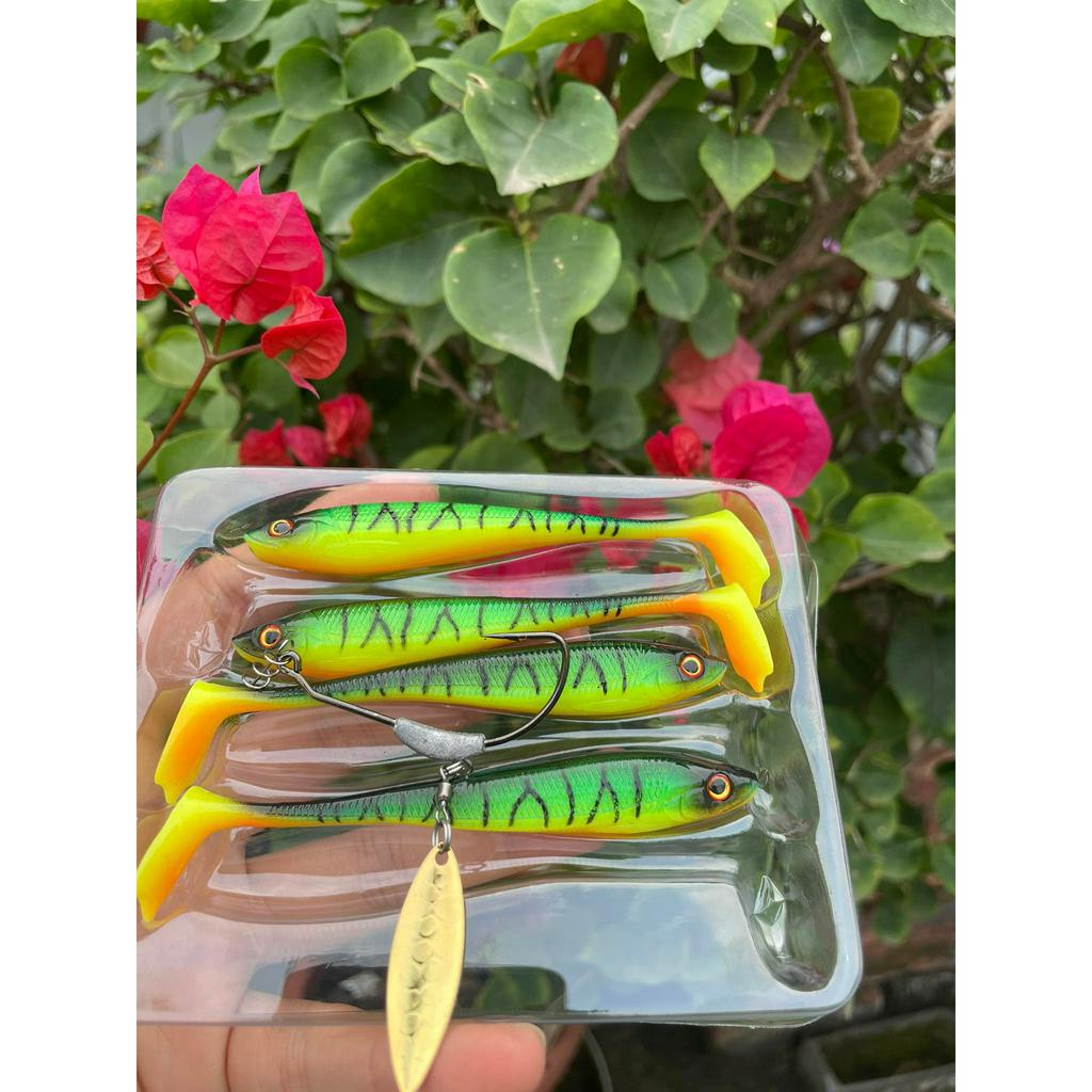 Combo Mồi mềm NFF Chính Hãng 100% và Lưỡi Móc