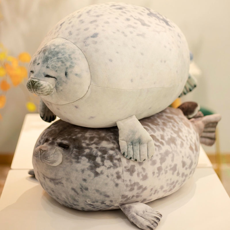 Thú Nhồi Bông Hình Con Hải Cẩu Siêu Mềm Cỡ Lớn 1