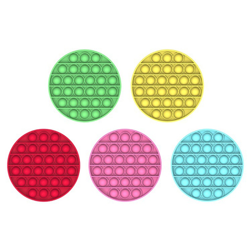 Đồ Chơi Bảng Nhấn Bong Bóng Giảm Căng Thẳng Hình Trái Tim Màu Sắc Tươi Sáng 5Inch