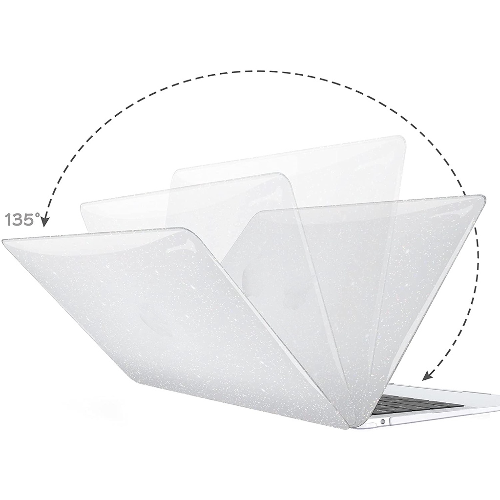 Ốp Lưng Cứng Họa Tiết Kim Tuyến Cho MacBook Air Pro 13.3 14 15 16 inch