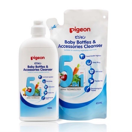 Nước rửa bình sữa Pigeon Eco 500ML