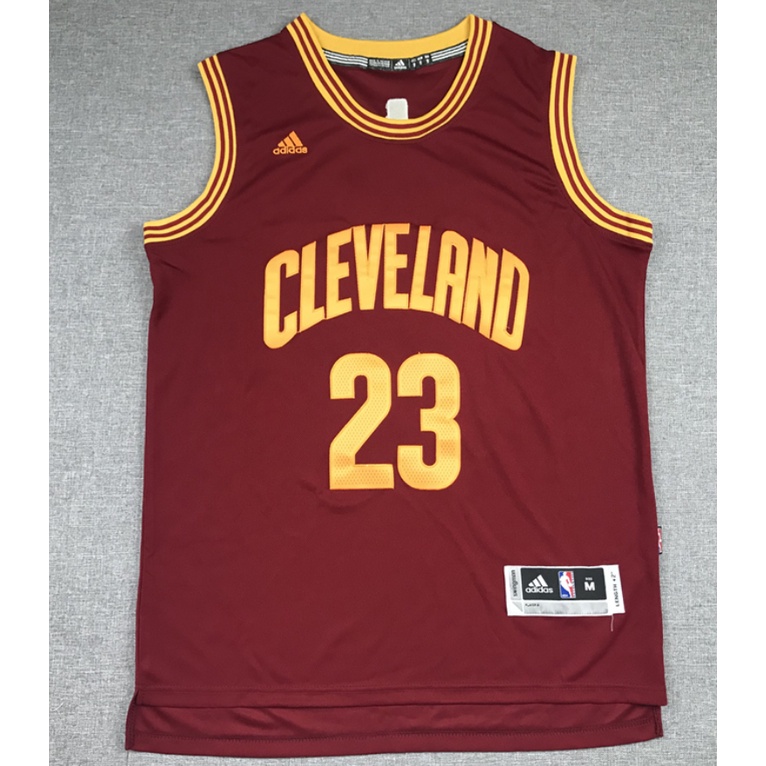 Áo Bóng Rổ Thêu Số 23 LeBron James Đội Cleveland Cavaliers Thời Trang 2015