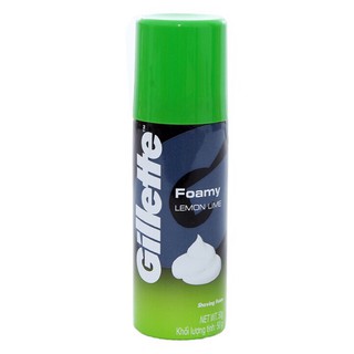 Bọt cạo râu Gillette Foamy Lemon Lime 50g