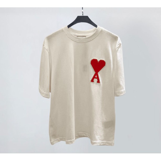 Áo thun ngắn tay A mi P@ris big de coeur T-shirt