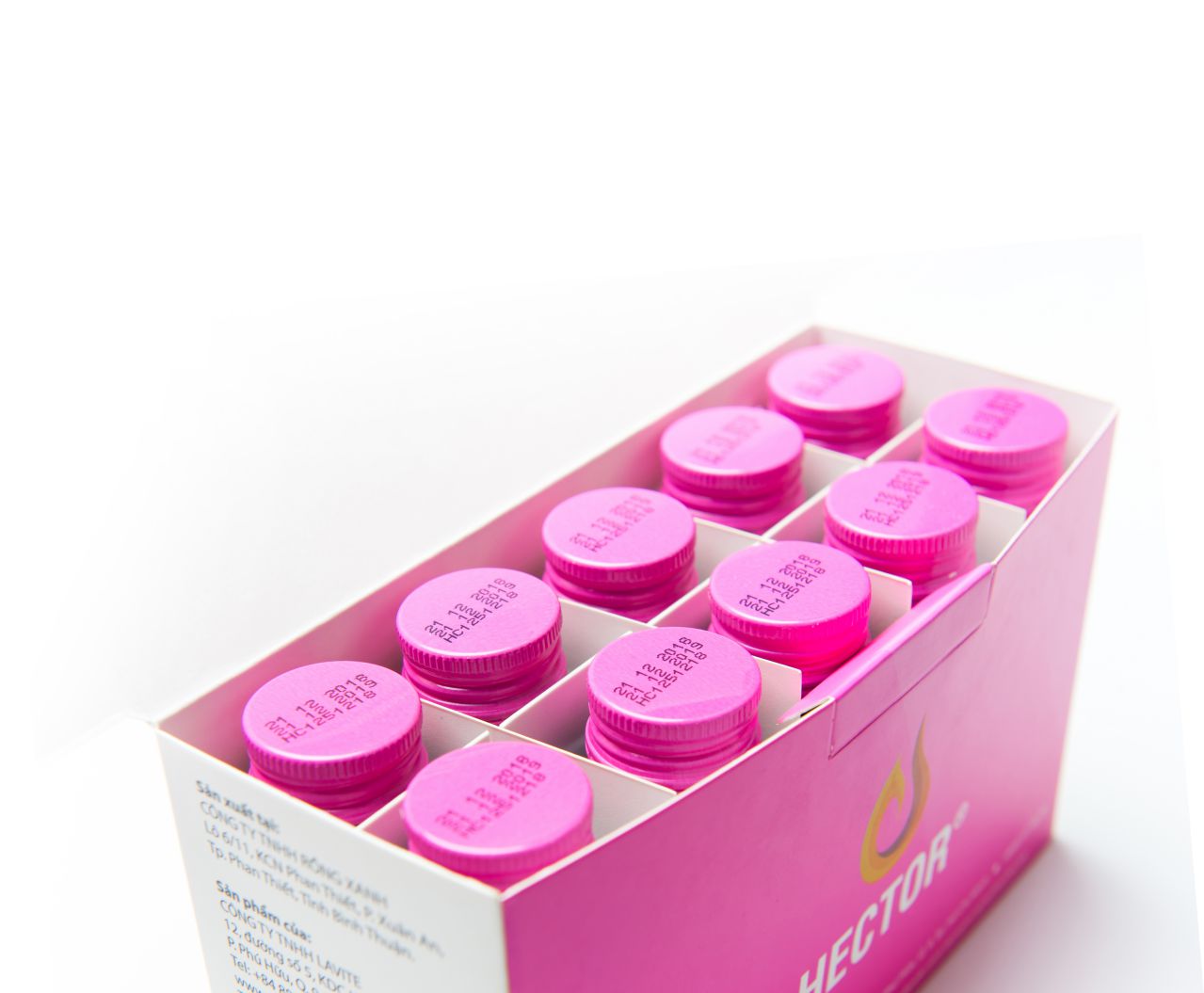 [Chính hãng] Nước Đông Trùng Hạ Thảo Hector Collagen (Hộp 10 chai x 50ml) | BigBuy360 - bigbuy360.vn