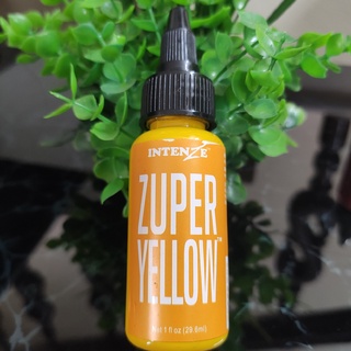 Mực xăm Intenze Zuper Yellow 30ml