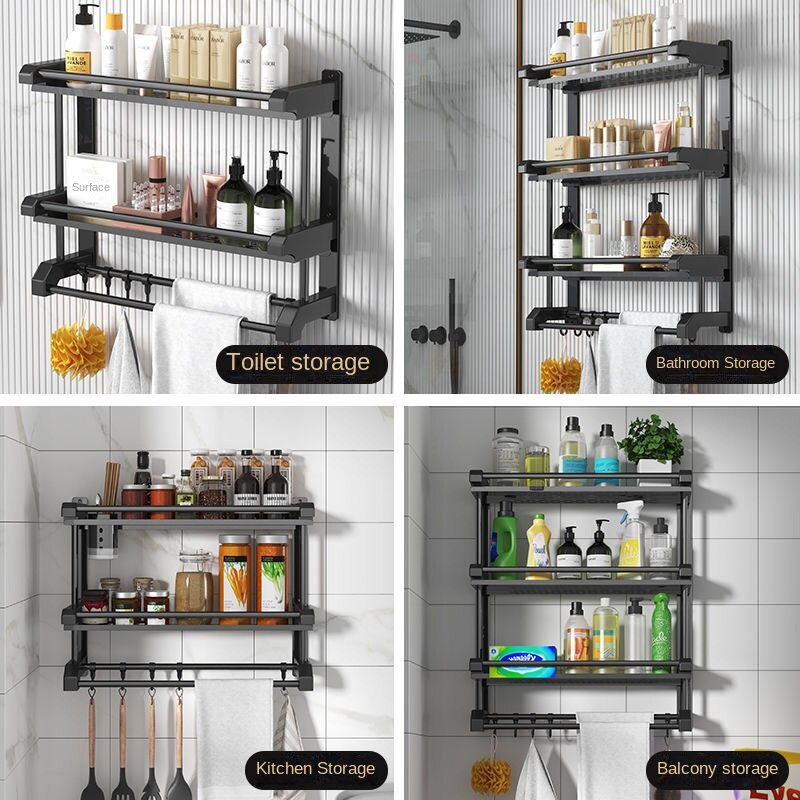 Giá Đỡ Treo Khăn Bằng Thép Không Gỉ Tiện Dụng Cho Phòng Tắm