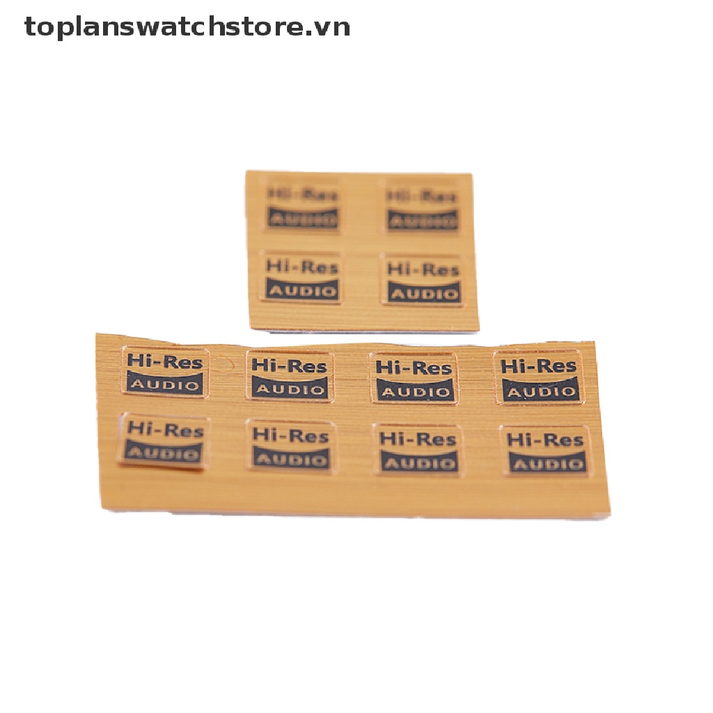Set 10 Sticker Hi-Res Dán Trang Trí Máy Nghe Nhạc Cho Walkman Fiio Iriver Cayin MP3