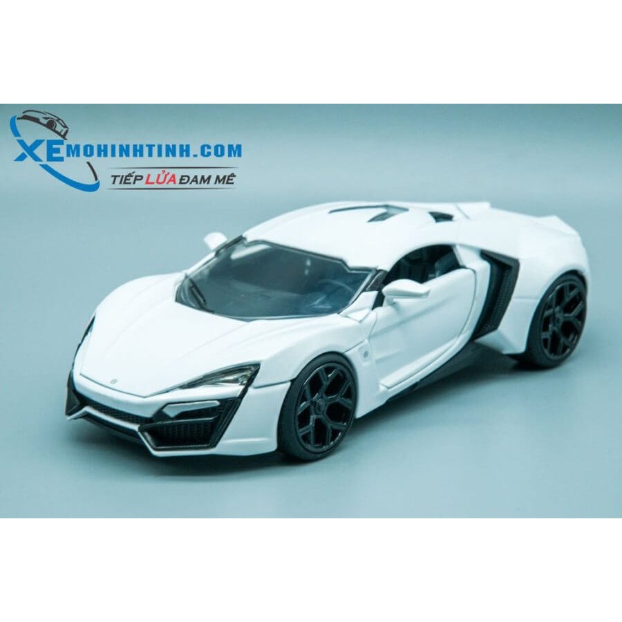 Xe Mô Hình Lykan Hypersport 1:24 Jada Toys (Trắng)