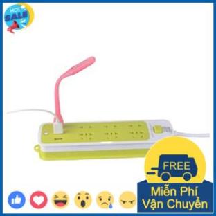 Ổ Cắm Điện Đa Năng Chống Giật 6 Lỗ, 3 Cổng USB, Đa Năng Tiện Dụng