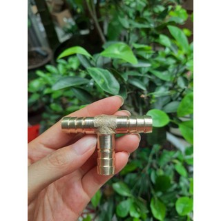 [Hàng chuẩn zin] Đuôi chuột chữ T chia 3 nối ống 12mm bằng đồng xịn bền đẹp giá tốt.