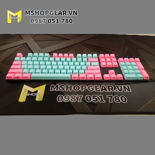 Set keycap Miami  thick PBT ninja OEM profile 104 keys