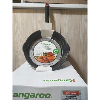 Chảo nhôm chống dính, vân đá, đáy từ, size 26 model KG661M