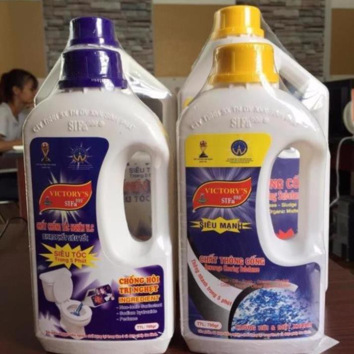 Chất thông tắc đường cống siêu tốc 700ml-- chai thông cầu cống đa năng - dung dịch tẩy rửa - dung dịch vệ sinh