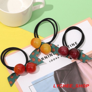 Dây buộc tóc, cột tóc trái cherry siêu hot thời trang hàn quốc orin -pk039- lychee