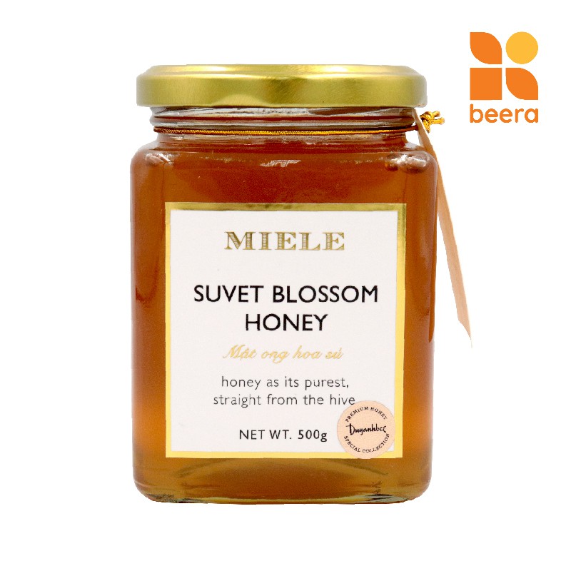 Mật Ong Nguyên Chất Hoa Sú Duyanhbee Beera làm đẹp da, giảm đau họng (500g)