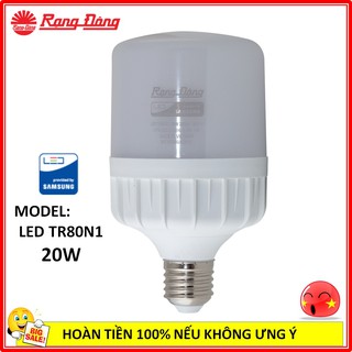 bóng đèn led trụ 20w Rạng Đông