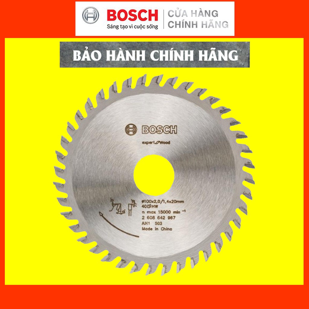 [CHÍNH HÃNG] Lưỡi Cưa Gỗ Bosch 100mm T40 (2608642967), Giá Đại Lý Cấp 1, Bảo Hành Tại TTBH Toàn Quốc