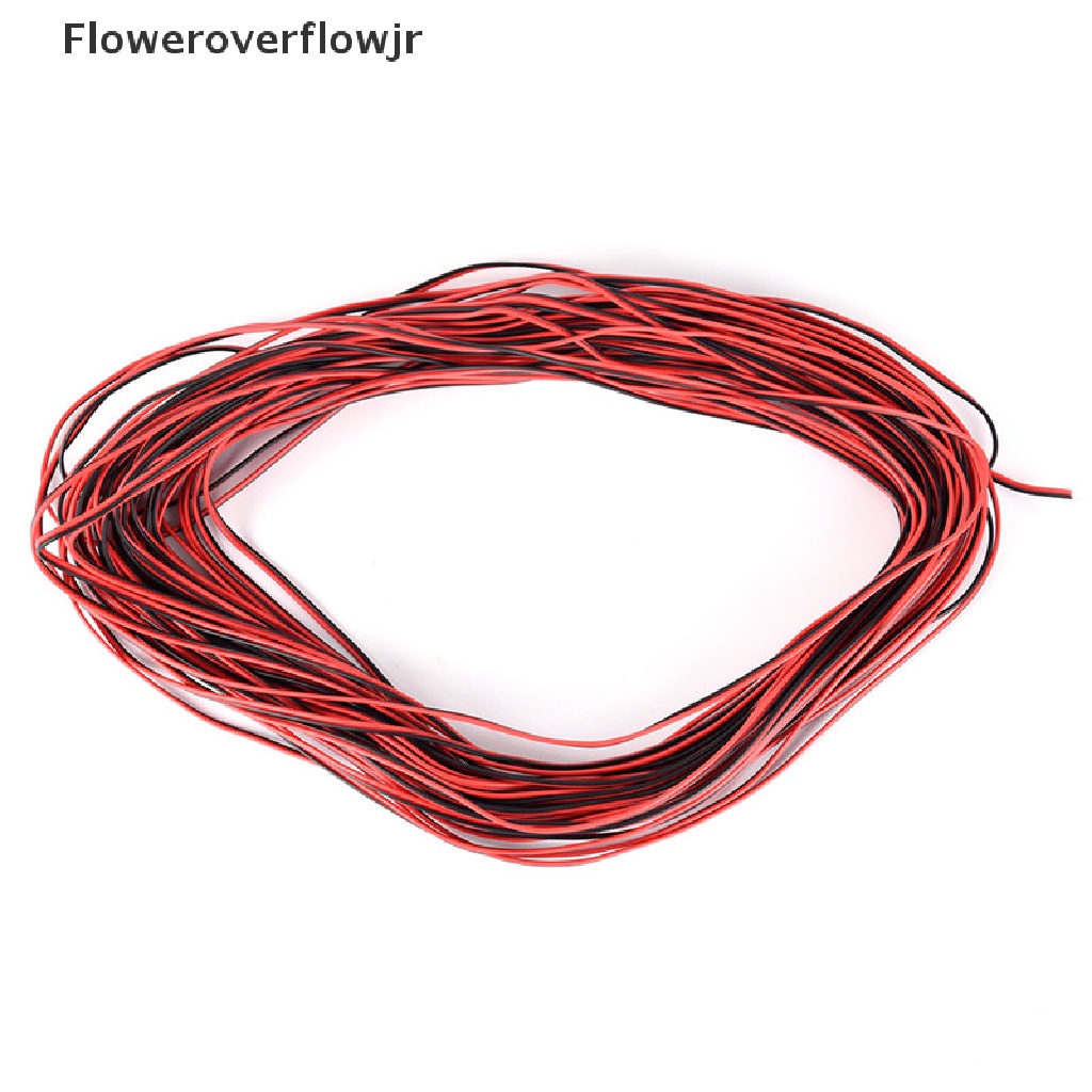 Dây Cáp Nối Đèn Led / Xe Hơi / Xe Máy 2Pin 10m Màu Đỏ / Đen