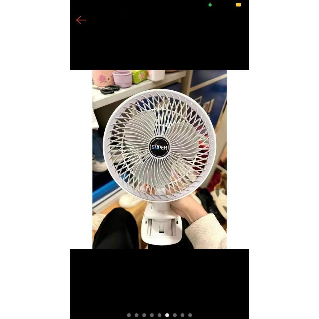 QUẠT SUPER TÍCH ĐIỆN 2 IN 1 KẸP BÀN TIỆN LỢI