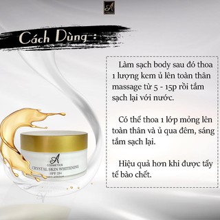 Ủ TRẮNG PHA LÊ TINH THỂ NƯỚC A COSMETICS