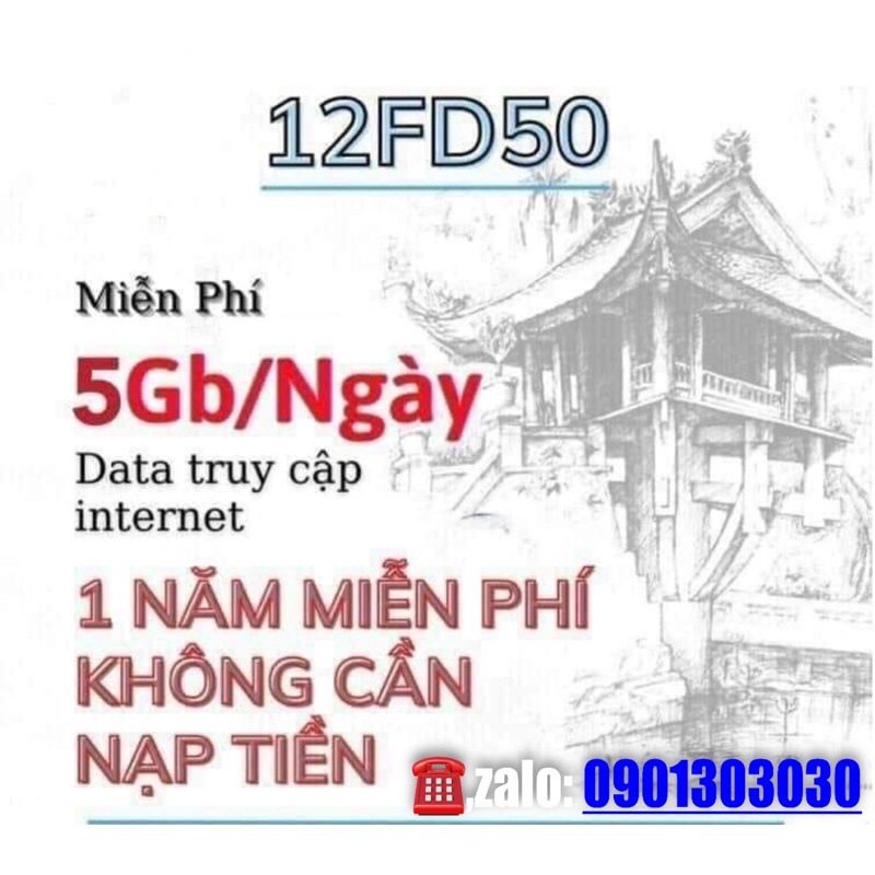 SIM 4G MOBIFONE [12MDT50][12FD50][12ED60] DATA KHÔNG GIỚI HẠN- GIÁ SIÊU RẺ