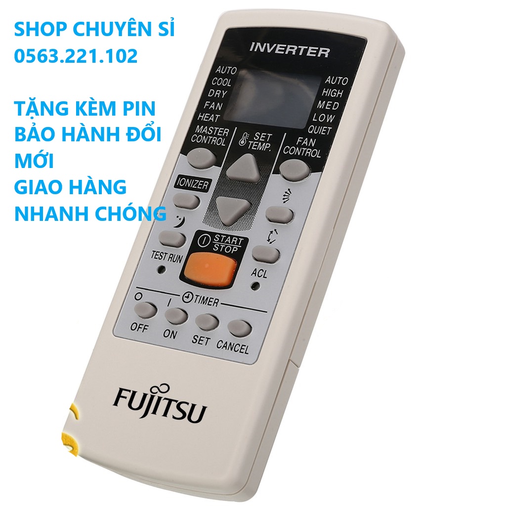 Remote Máy Lạnh Fujitsu  - MODEL:AR-PV1 🎁TẶNG KÈM PIN, BẢO HÀNH ĐỔI MỚI🎁