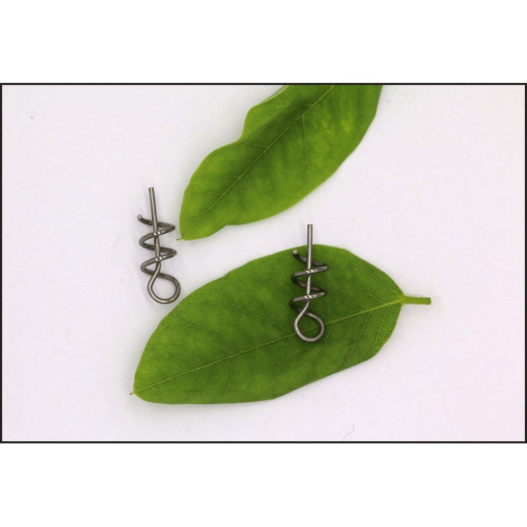 Set 100 móc lò xo bằng thép Carbon mềm dùng để cố định mồi câu cá